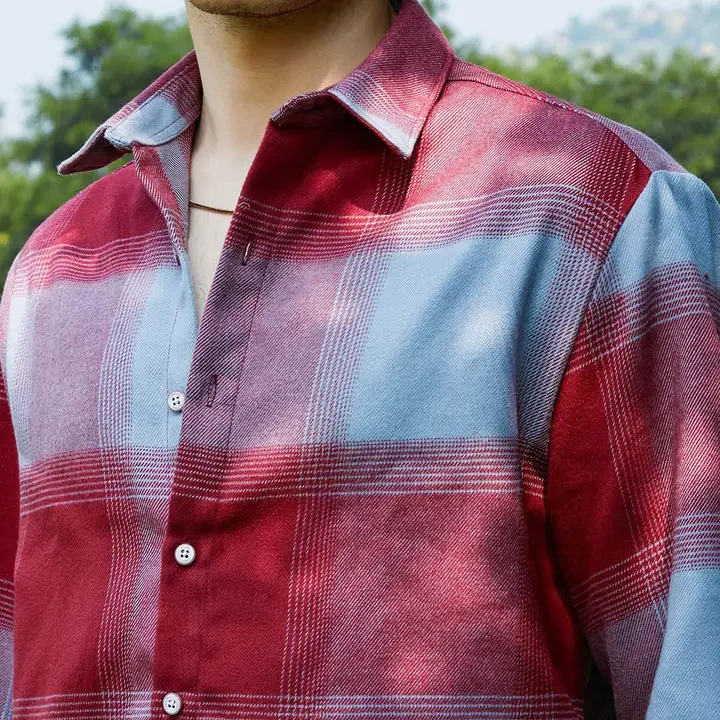 CAHOOT Men Comfort Opaque Checked Casual Shirt, Multi