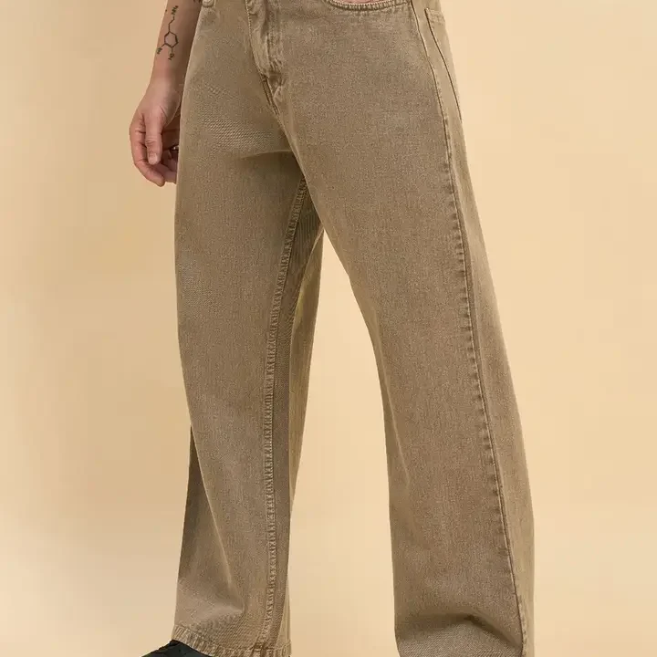 STUDIO NEXX Men Mid-Rise Jeans, Brown