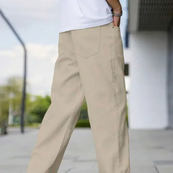 RAGZO Men Mid-Rise Jeans, Beige