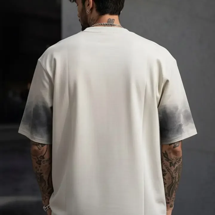 Force Men Printed T-shirt, Cream
