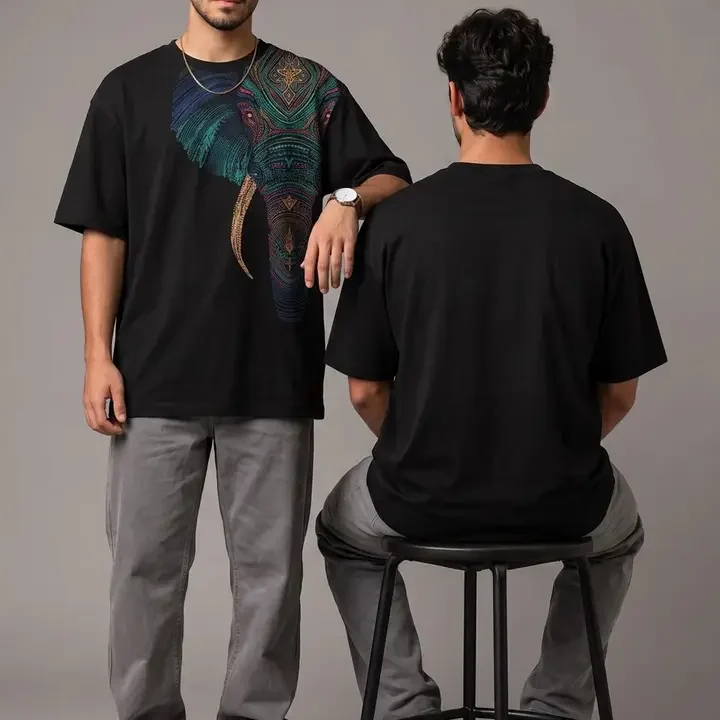 BULLMER Men Printed T-shirt, Black